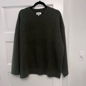 Women oversized Green Sweater